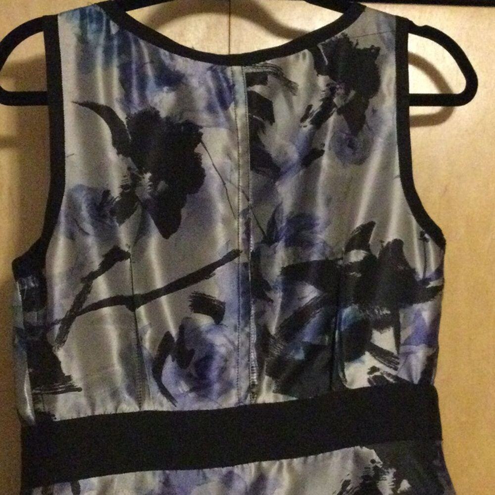 Carmen Marc valvo print satin multi print dress - Picture 10 of 10